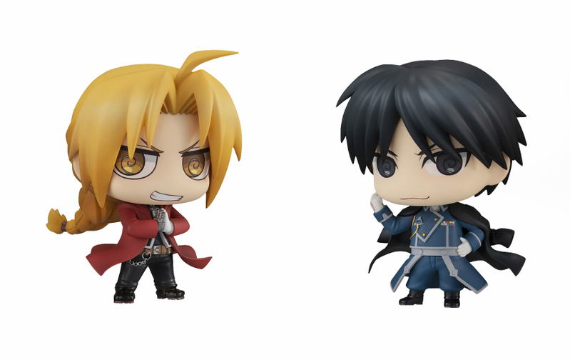 Chimi Mega Buddy Series No. 008 Fullmetal Alchemist Brotherhood: Edward Elric & Roy Mustang Set image 1