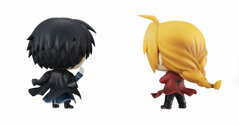 Chimi Mega Buddy Series No. 008 Fullmetal Alchemist Brotherhood: Edward Elric & Roy Mustang Set image 3