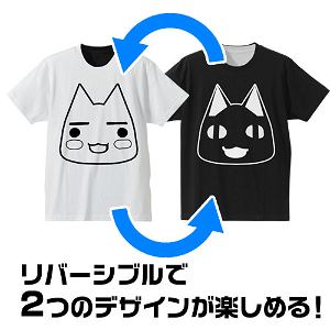 Doko Demo Issyo Reversible T-shirt White x Black (L Size)