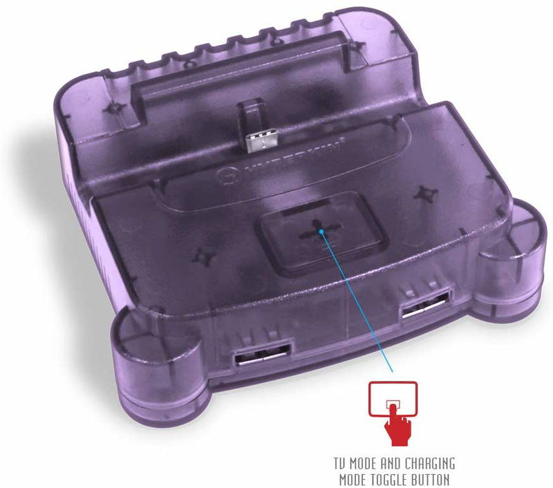 Hyperkin Retron S64 Console Dock for Nintendo Switch (Purple) image 4