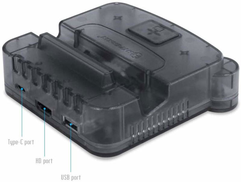 Hyperkin Retron S64 Console Dock for Nintendo Switch (Smoke Gray) image 3