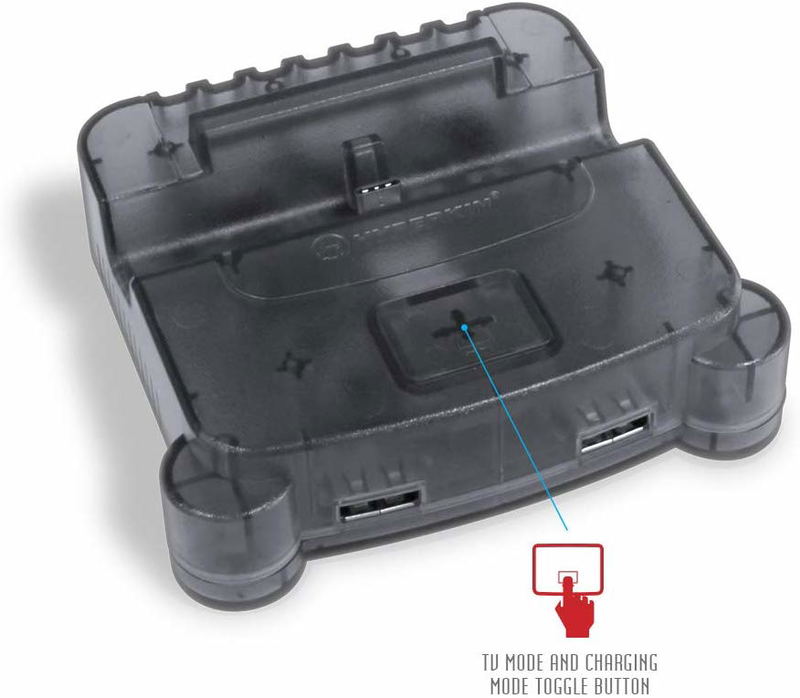 Hyperkin Retron S64 Console Dock for Nintendo Switch (Smoke Gray) image 4