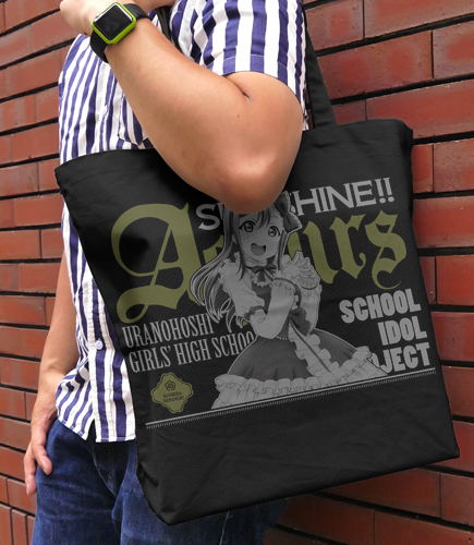 Love Live! Sunshine!! - Hanamaru Kunikida Large Tote Bag Gothic Lolita Ver. Black image 2