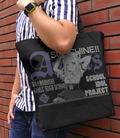 Love Live! Sunshine!! - Mari Ohara Large Tote Bag Gothic Lolita Ver. Black thumbnail 2