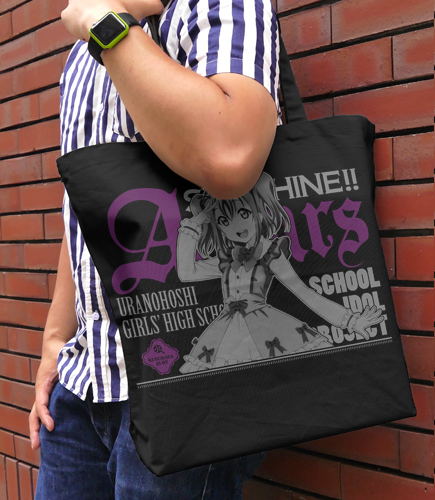 Love Live! Sunshine!! - Ruby Kurosawa Large Tote Bag Gothic Lolita Ver. Black image 2