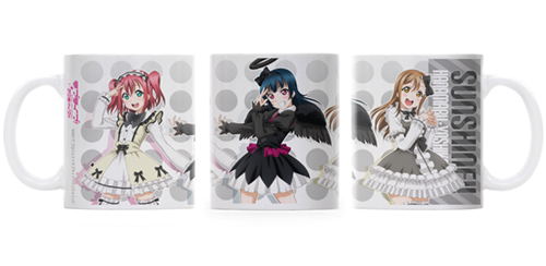 Love Live! Sunshine!! - Yoshiko, Hanamaru, Ruby Full Color Mug Cup Gothic Lolita Ver. image 1