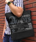 Love Live! Sunshine!! - Yoshiko Tsushima Large Tote Bag Gothic Lolita Ver. Black thumbnail 2
