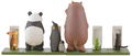 miniQ Sato Kunio's Animals Bathroom in Groups 2 (Set of 8 pieces) thumbnail 1