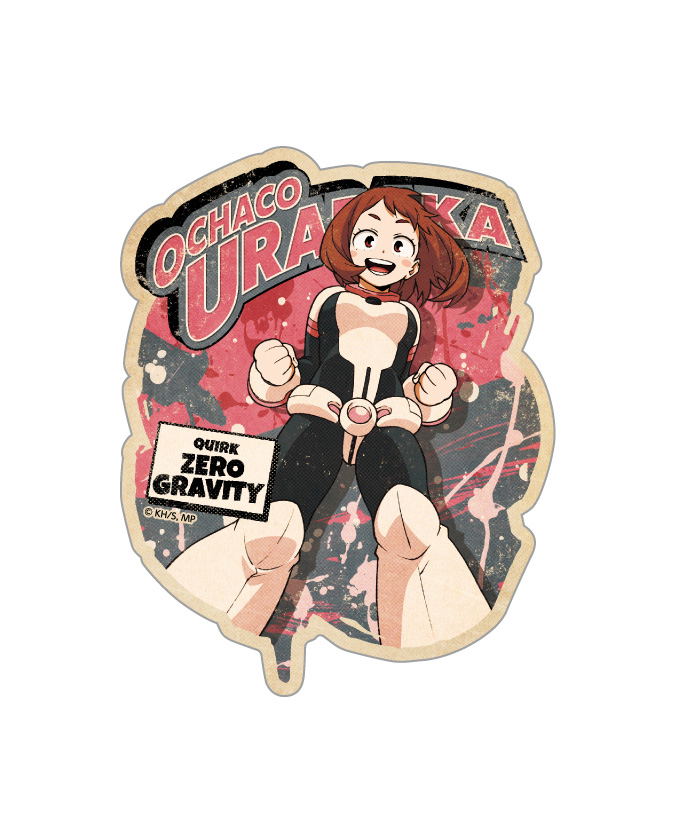 My Hero Academia Travel Sticker Action 3 Uraraka Ochaco image 1