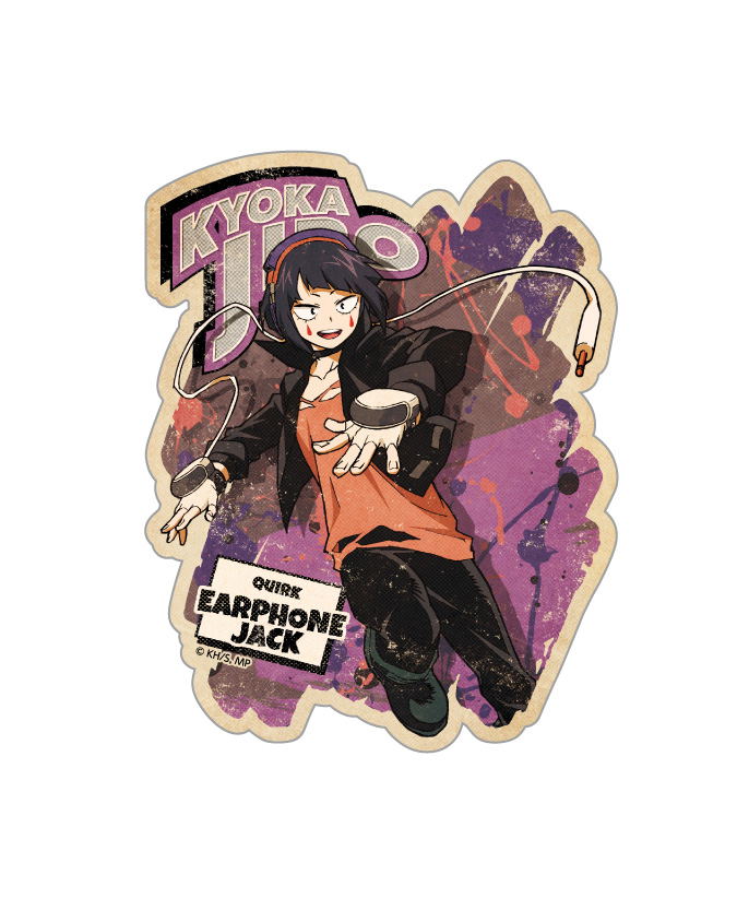 My Hero Academia Travel Sticker Action 8 Jiro Kyoka image 1