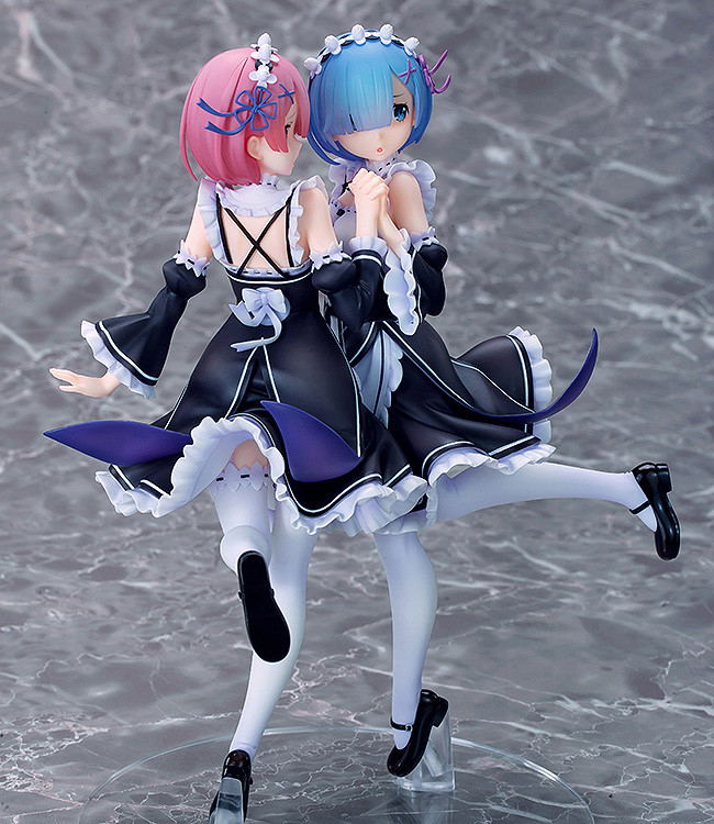 Re:ZERO -Starting Life in Another World- 1/7 Scale Pre-Painted Figure: Rem & Ram Twins Ver. image 3