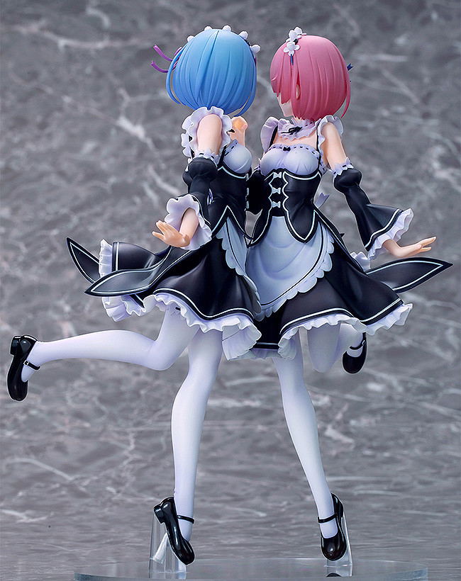 Re:ZERO -Starting Life in Another World- 1/7 Scale Pre-Painted Figure: Rem & Ram Twins Ver. image 6