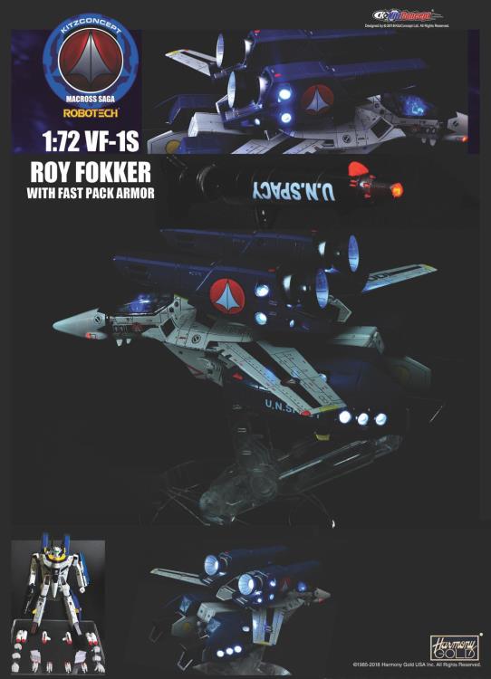 Robotech 1/72 Scale: VF-1S Roy Fokker Fast Pack Armor (Re-run) image 1