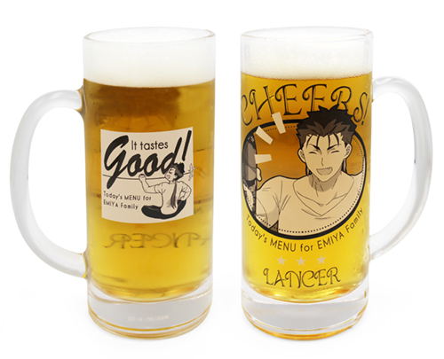 Today's Menu For The Emiya Family - Lancer Cheers! Beer Mug image 3