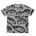 Ultra Seven - Alien Chibu Pattern T-shirt Light Gray (M Size) thumbnail 1