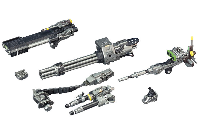 Zoids HMM 1/72 Scale Model Kit: Customize Parts Beam Gatling Set (Re-run) image 1