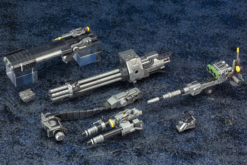 Zoids HMM 1/72 Scale Model Kit: Customize Parts Beam Gatling Set (Re-run) image 2