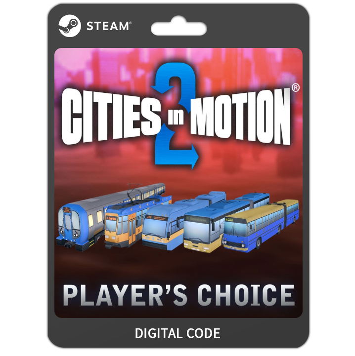 Cities in Motion 2 - Players Choice Vehicle Pack (DLC) STEAM DLC digital — Import Game Deal