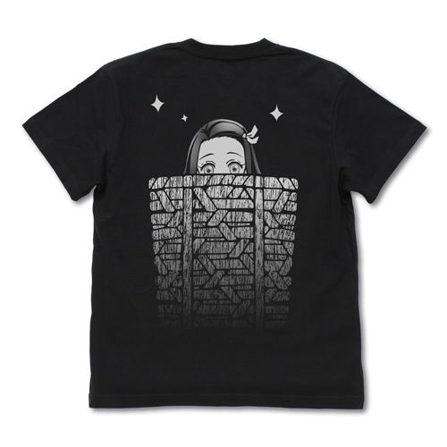 Demon Slayer: Kimetsu No Yaiba - Nezuko In The Basket T-shirt Black (M Size) image 2