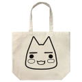 Doko Demo Issyo - Toro Face Large Tote Bag Natural thumbnail 1
