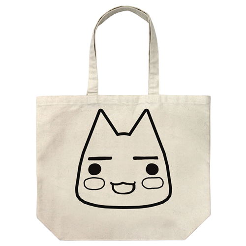 Doko Demo Issyo - Toro Face Large Tote Bag Natural image 1