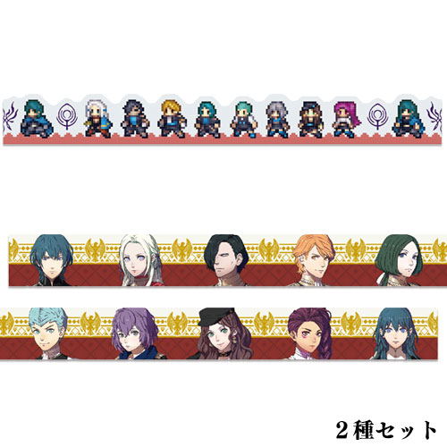 Fire Emblem: Three Houses Masking Tape - Black Eagles (Set of 2 Types) image 2