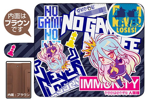 No Game No Life - Shiro Book Style Smartphone Case 148 Ver.2.0 image 2