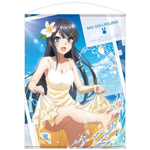 Seishun Buta Yarou wa Bunny Girl Senpai no Yume wo Minai 100cm Wall Scroll: Mai Sakurajima (Re-run) image 1