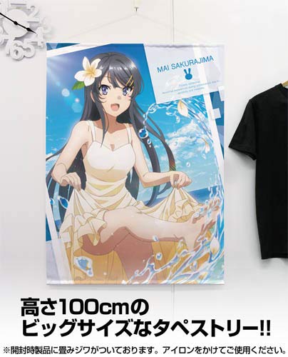 Seishun Buta Yarou wa Bunny Girl Senpai no Yume wo Minai 100cm Wall Scroll: Mai Sakurajima (Re-run) image 2