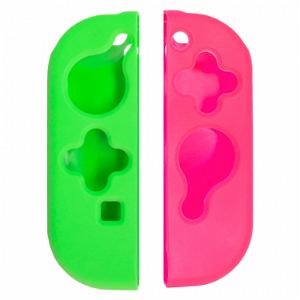 TPU Cover for Nintendo Switch Joy-Con (Green x Pink)