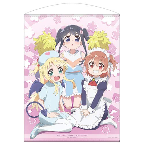 Wataten An Angel Flew Down to Me 100cm Wall Scroll: Hana & Hinata & Noa (Re-run) image 1