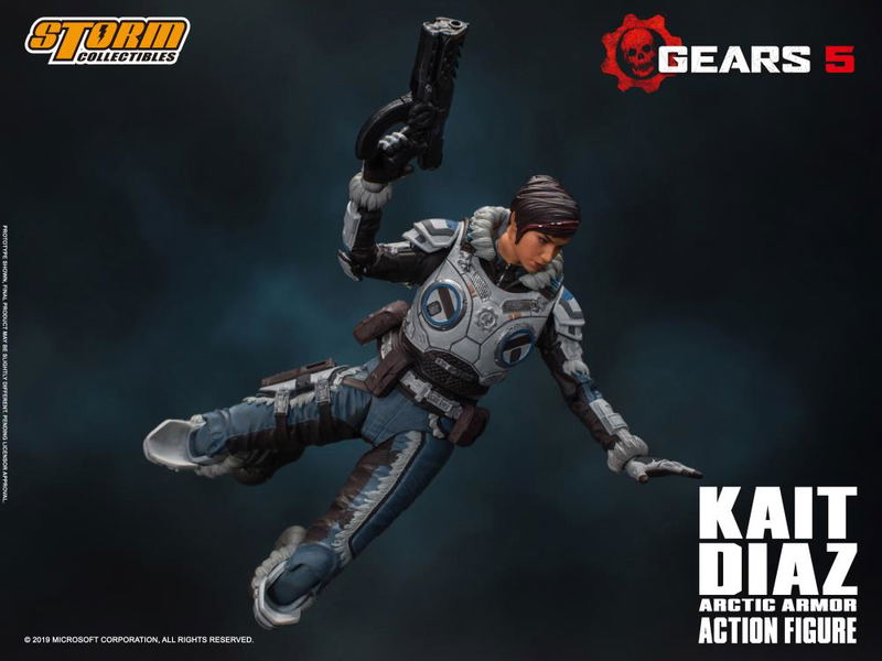 Gears 5 1/12 Scale Pre-Painted Action Figure: Kait Diaz Arctic Armor image 7