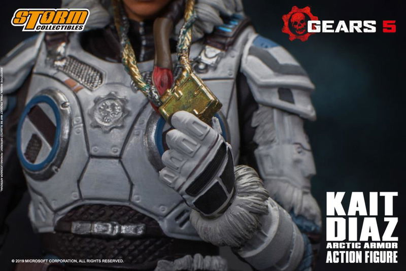 Gears 5 1/12 Scale Pre-Painted Action Figure: Kait Diaz Arctic Armor image 10