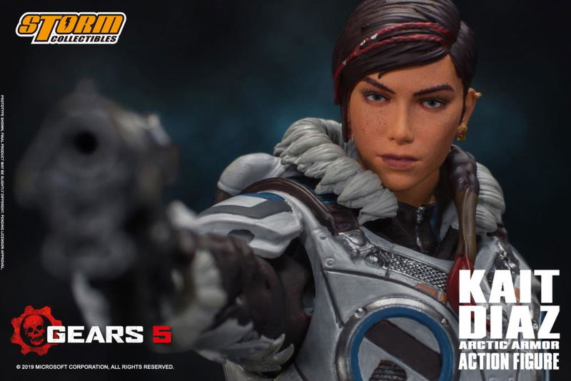 Gears 5 1/12 Scale Pre-Painted Action Figure: Kait Diaz Arctic Armor image 12
