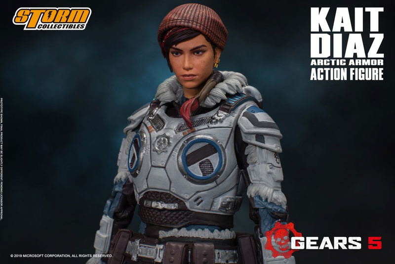 Gears 5 1/12 Scale Pre-Painted Action Figure: Kait Diaz Arctic Armor image 3