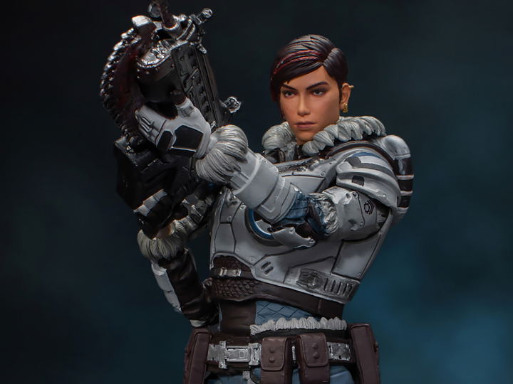 Gears 5 1/12 Scale Pre-Painted Action Figure: Kait Diaz Arctic Armor image 2
