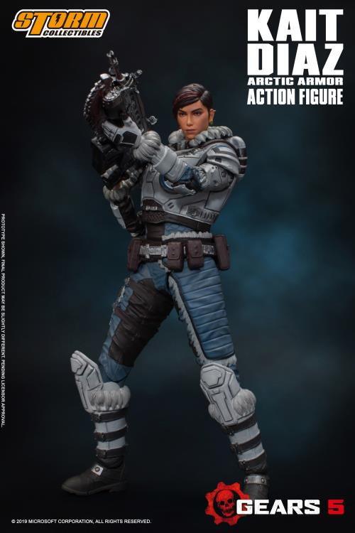 Gears 5 1/12 Scale Pre-Painted Action Figure: Kait Diaz Arctic Armor image 4