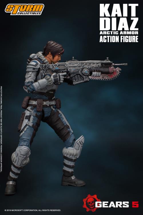 Gears 5 1/12 Scale Pre-Painted Action Figure: Kait Diaz Arctic Armor image 5