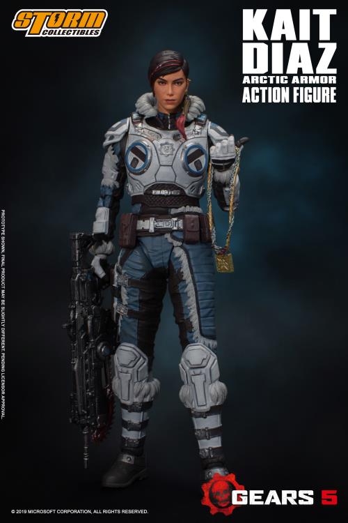 Gears 5 1/12 Scale Pre-Painted Action Figure: Kait Diaz Arctic Armor image 6
