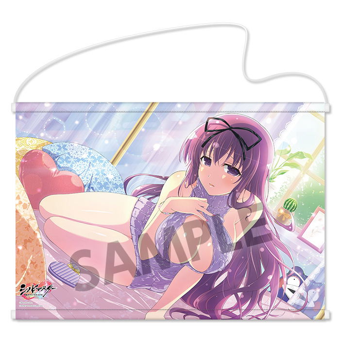 Shinobi Master Senran Kagura New Link B2 Wall Scroll: Murasaki (Valentine Day 2019) image 1