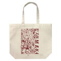 Uzumaki Large Tote Bag Natural thumbnail 1