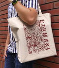 Uzumaki Large Tote Bag Natural thumbnail 2