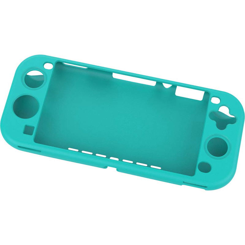 Cyber Gadget Silicon Cover Flat Type for Nintendo Switch Lite (Turquoise) image 1