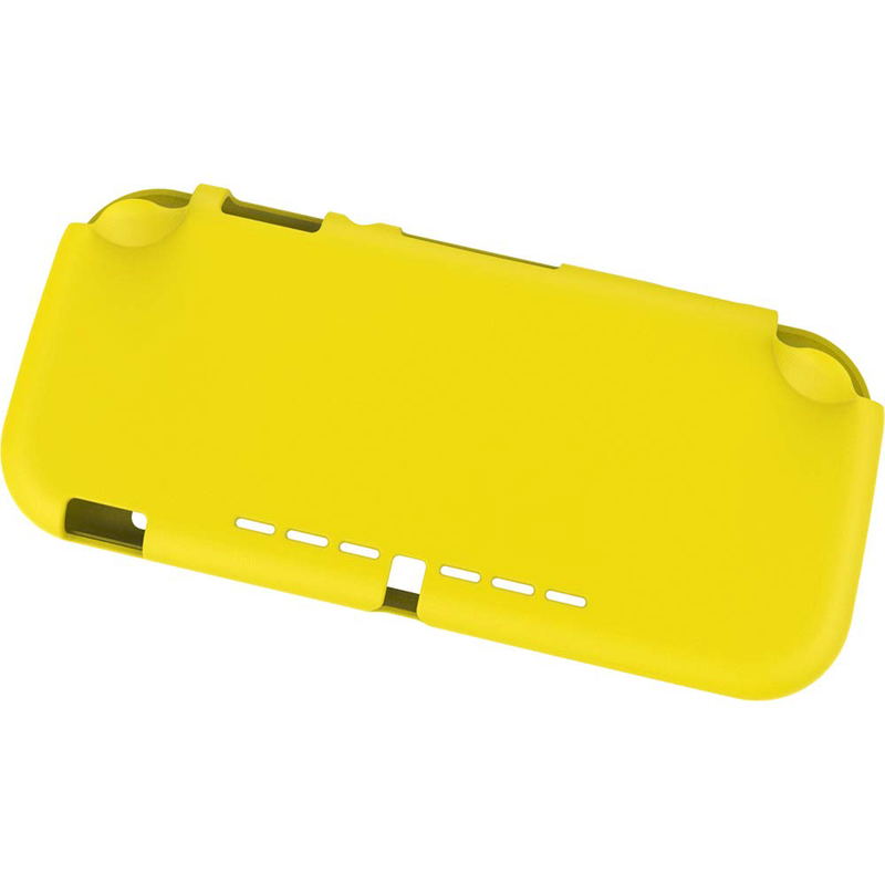 Cyber Gadget Silicon Cover Flat Type for Nintendo Switch Lite (Yellow) image 2