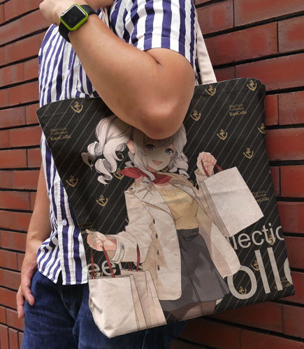 Kantai Collection: KanColle - Kashima Full Graphic Large Tote Bag Shopping Mode Natural image 2