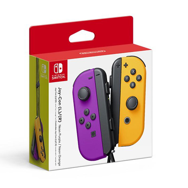 Nintendo Switch Joy-Con Controllers (Neon Purple/Neon Orange) image 1