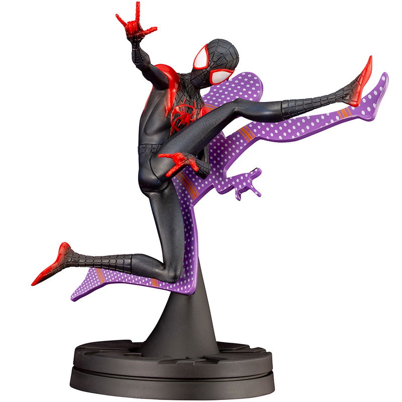 ARTFX+ Marvel Universe Spider-Man Into the Spider-Verse 1/10 Scale Pre-Painted Figure: Miles Morales Hero Suit Into The Spider-Verse image 1