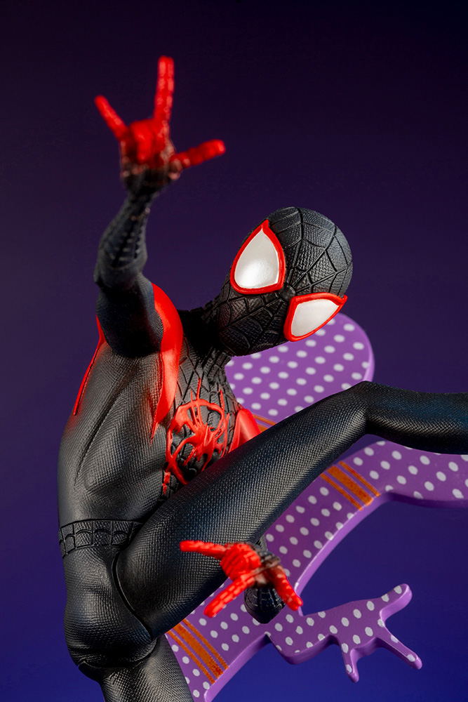 ARTFX+ Marvel Universe Spider-Man Into the Spider-Verse 1/10 Scale Pre-Painted Figure: Miles Morales Hero Suit Into The Spider-Verse image 11