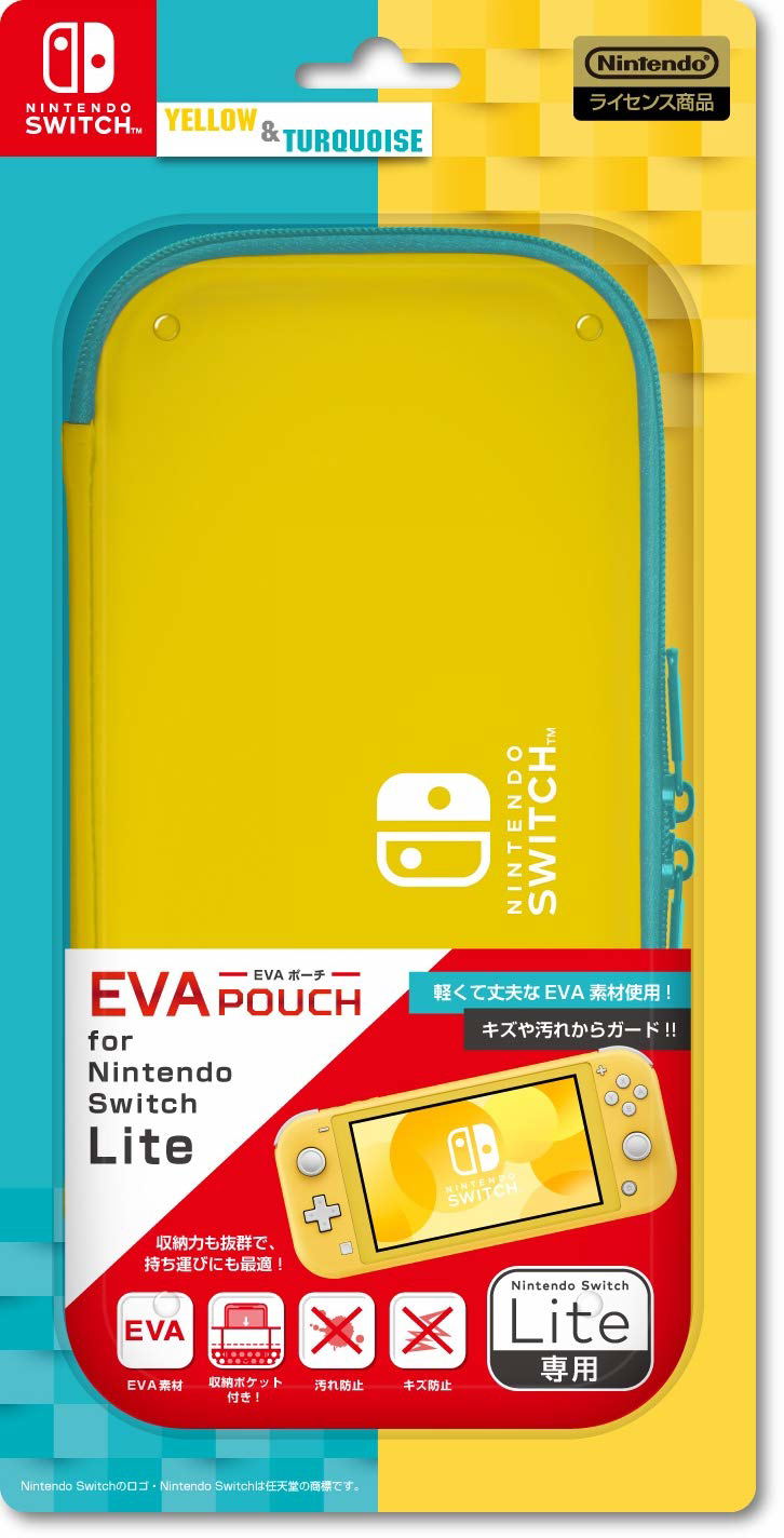 EVA Pouch for Nintendo Switch Lite (Yellow x Turquoise) for Nintendo Switch