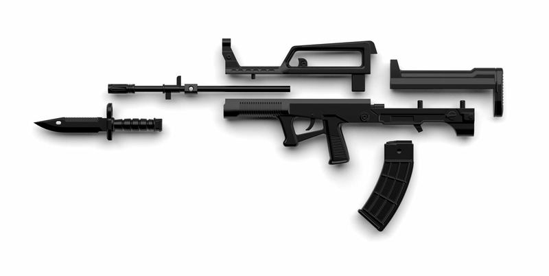 Little Armory Girls Frontline 1/12 Scale Model Kit: QBZ-95 Type image 10